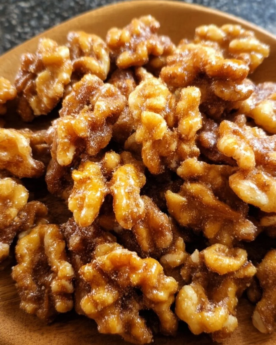 Brown Sugar Candied Walnuts