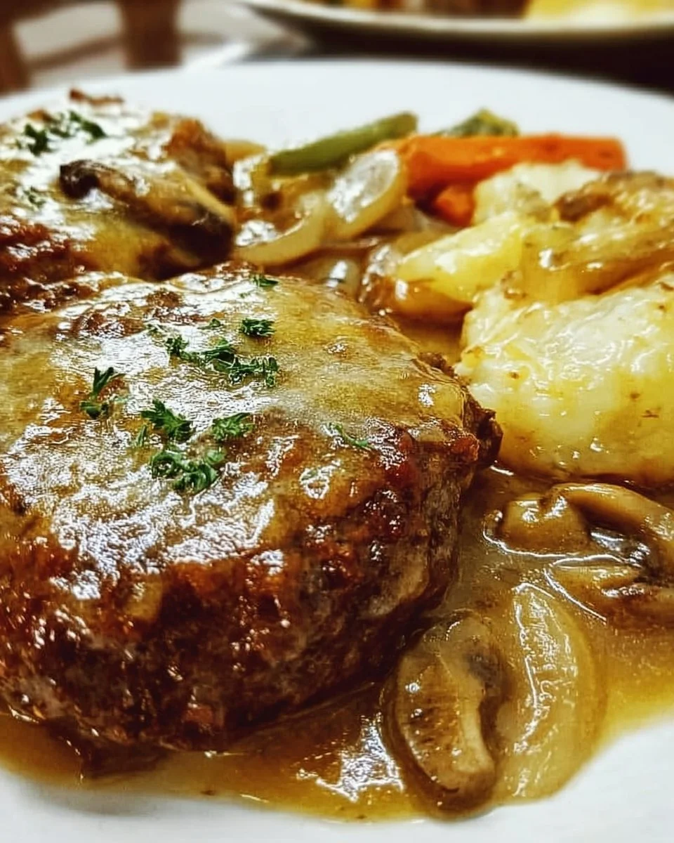 Amish Hamburger Steak Bake