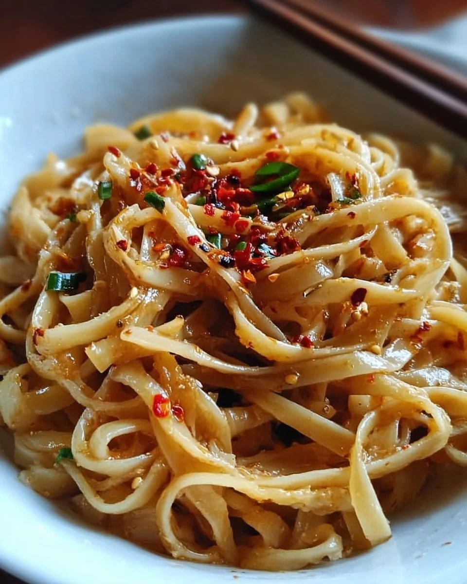 Aromatic Garlic Chilli Noodles