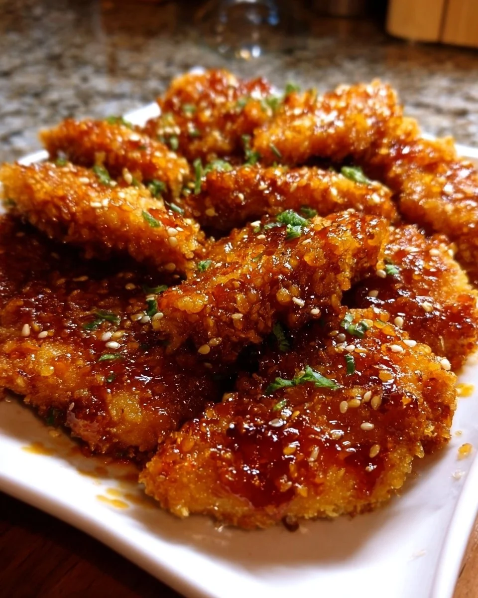 Baked Crunchy Hot Honey Chicken