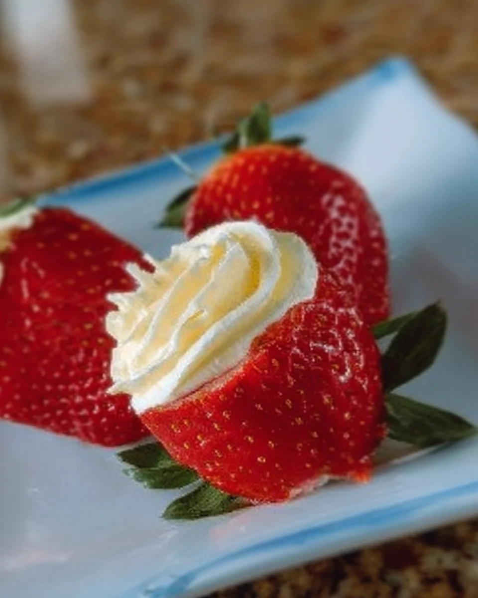 Cheesecake-Stuffed Strawberries