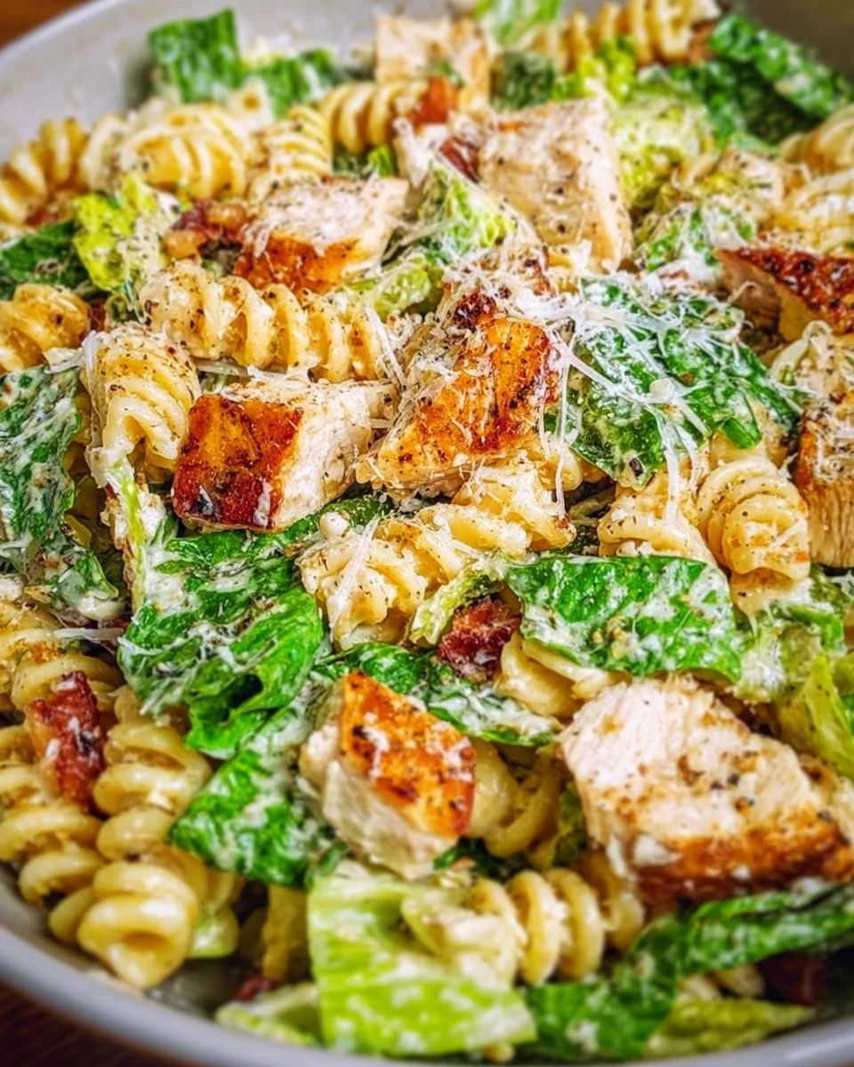 Chicken Caesar Pasta Salad