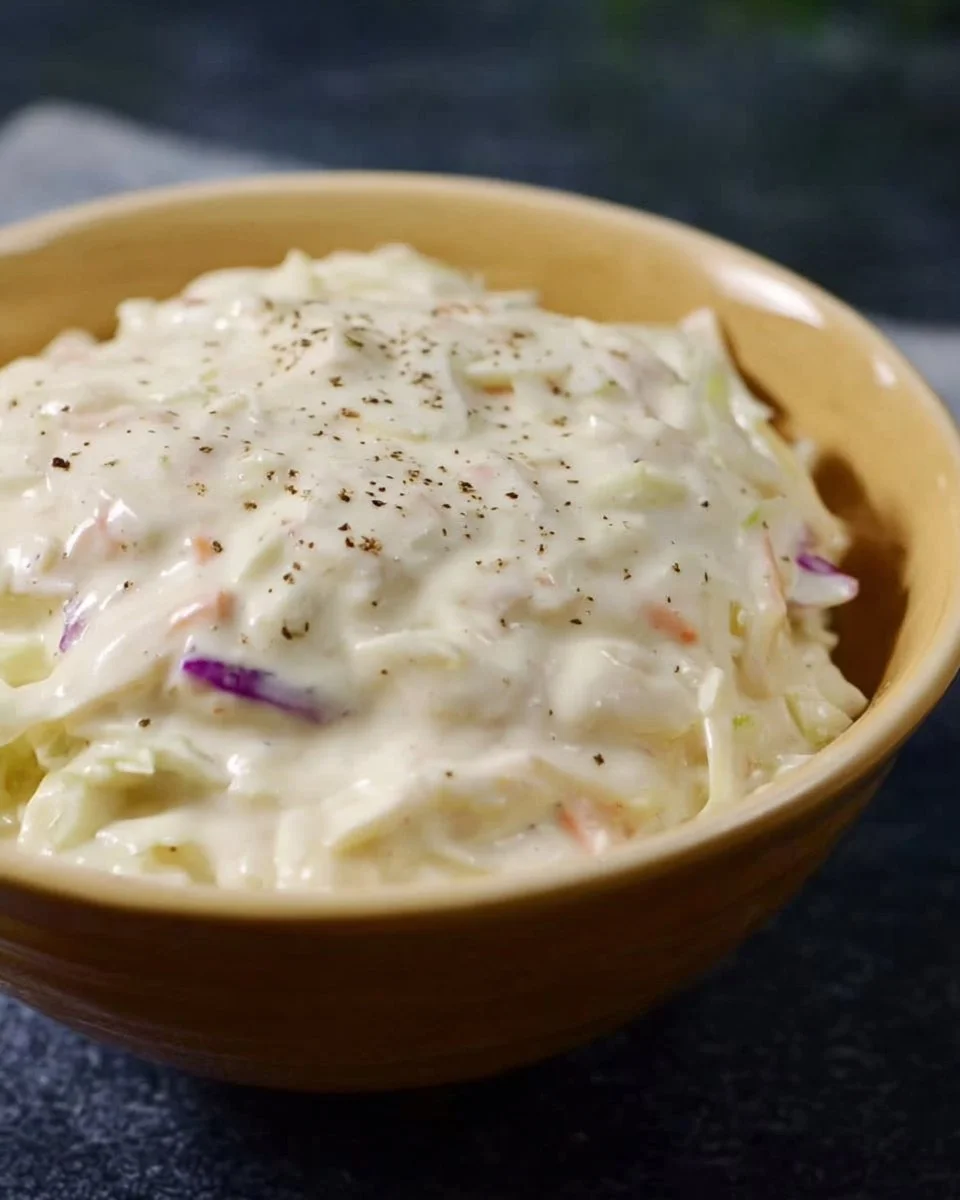 Classic Mayonnaise Based Coleslaw Dressing