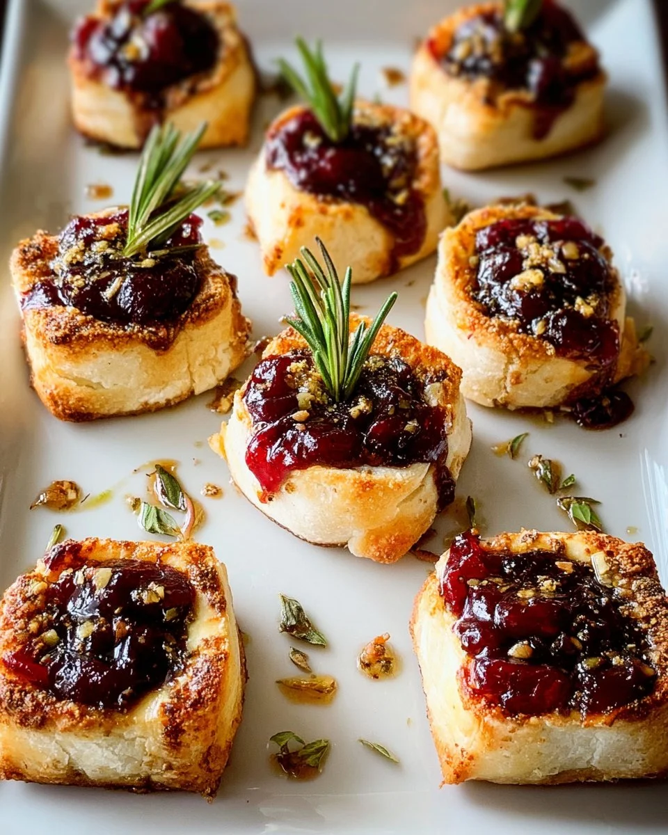 Cranberry Brie Bites