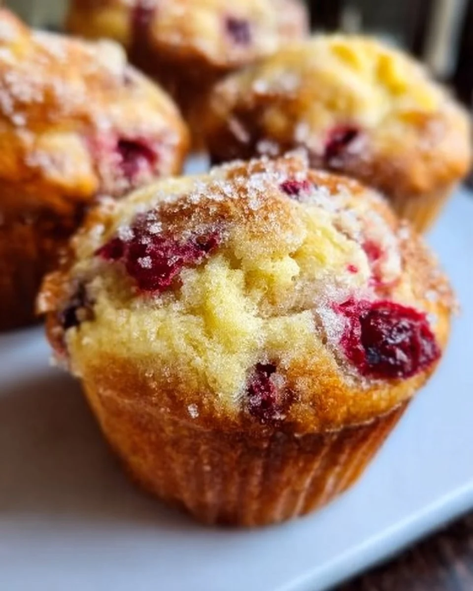 Cranberry Lemon Muffins