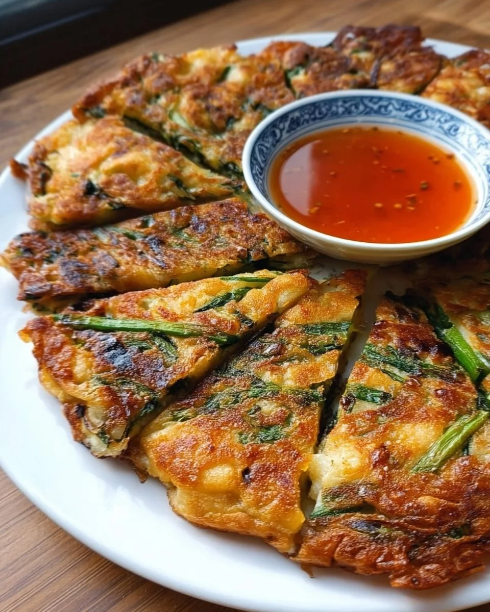 Crispy Korean Spring Onion Pancake