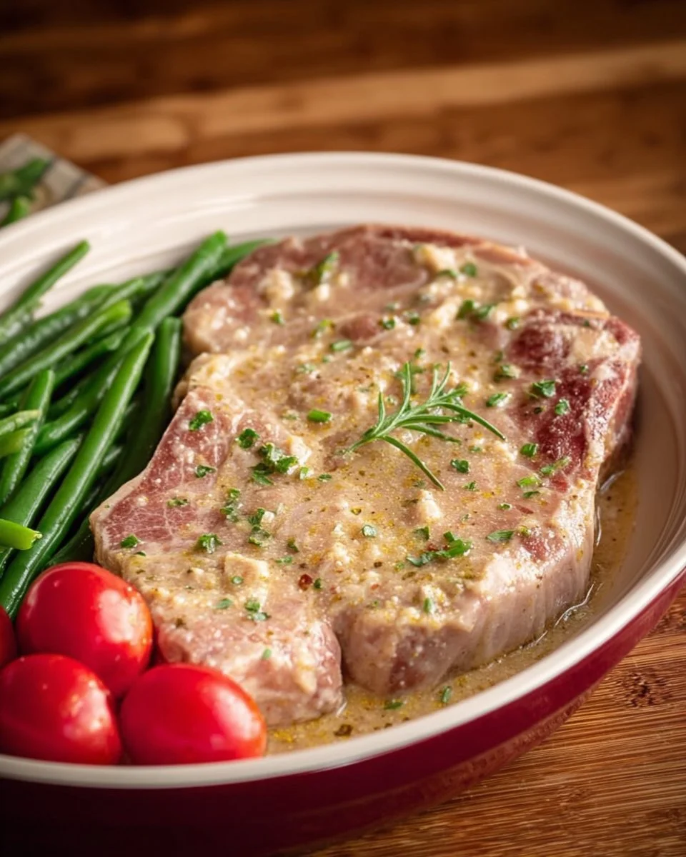 Crock Pot Ranch Beef Chops