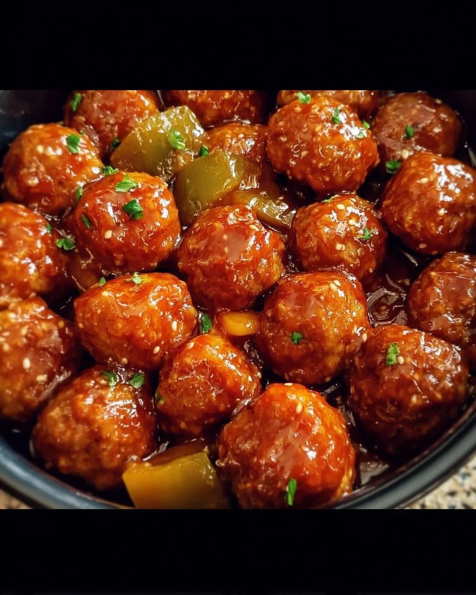 Crock Pot Sweet and Sour Meatballs