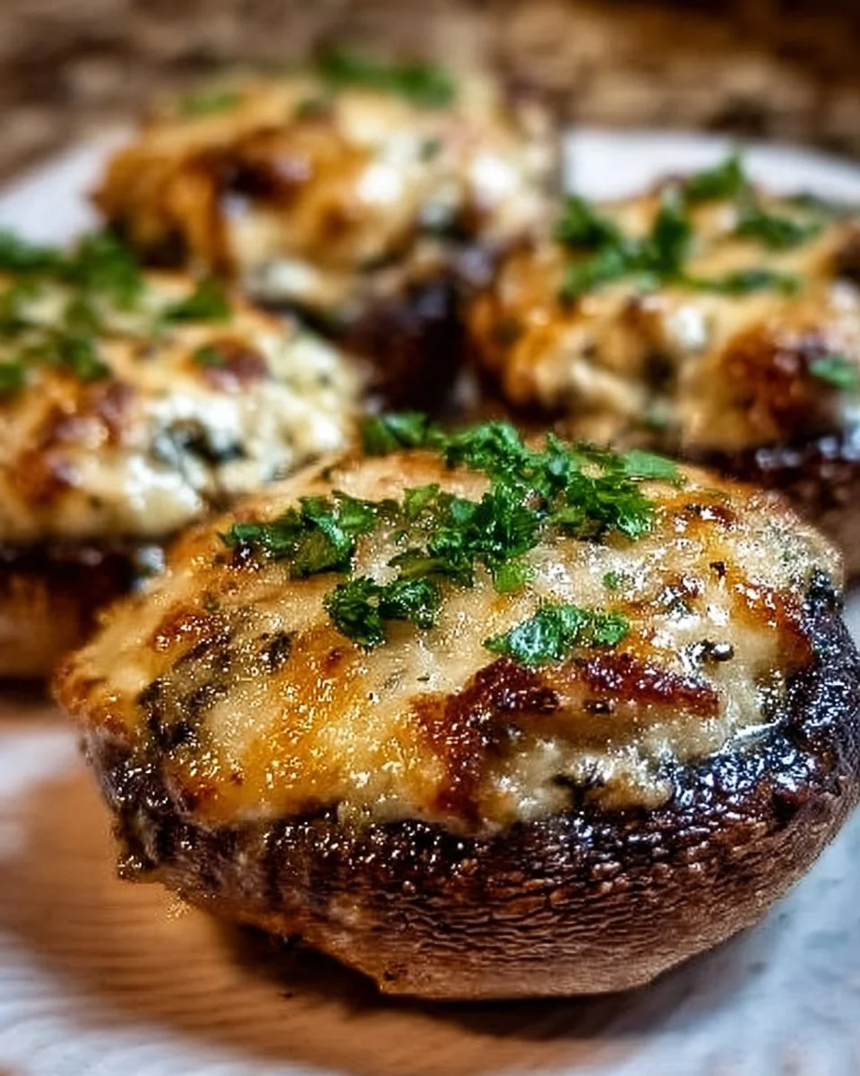 Delicious Stuffed Portobello Mushrooms