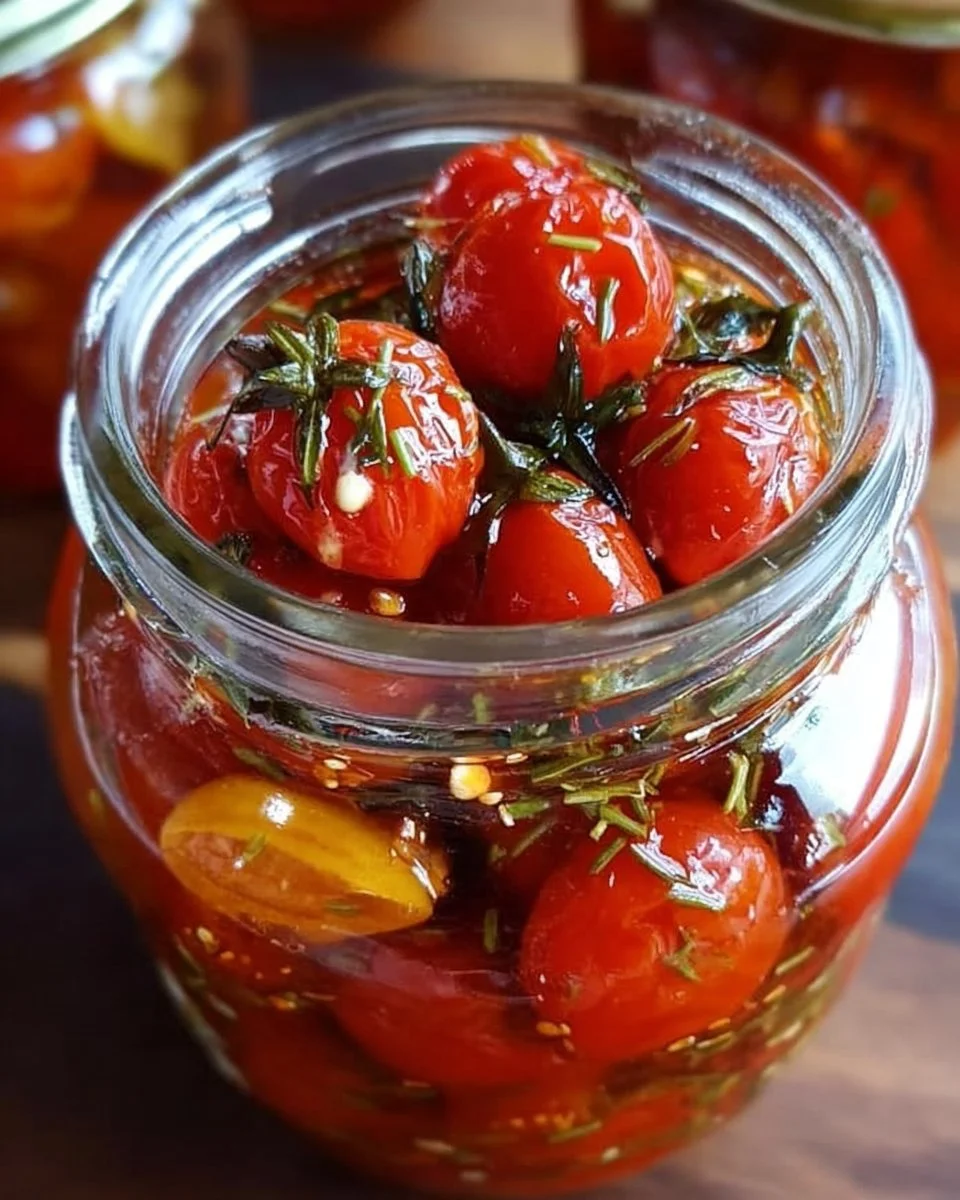 Easy Preserved Cherry Tomatoes Recipe