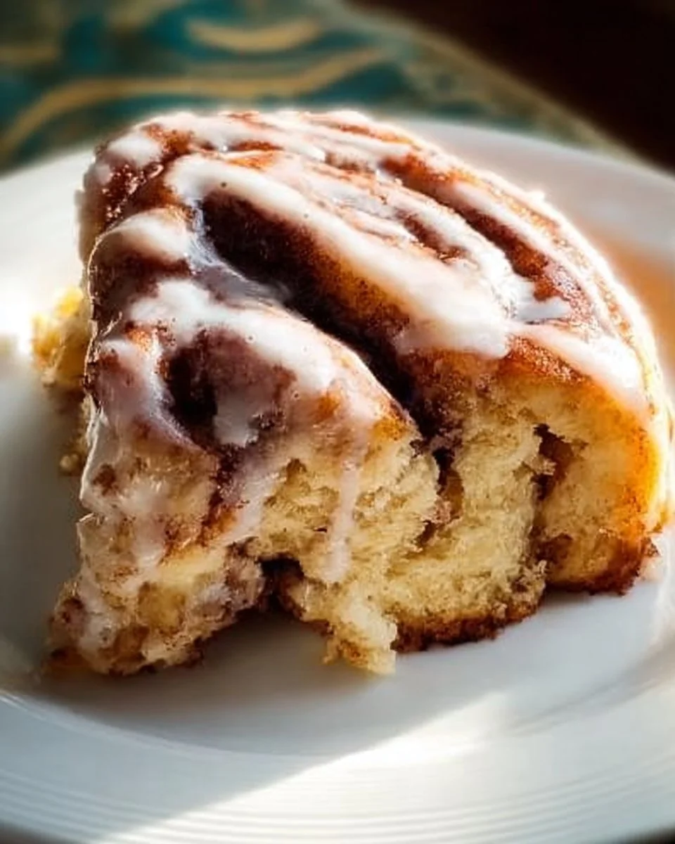 Giant Cinnamon Roll Cake