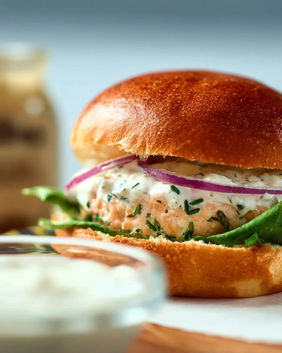 Gourmet Salmon Burgers