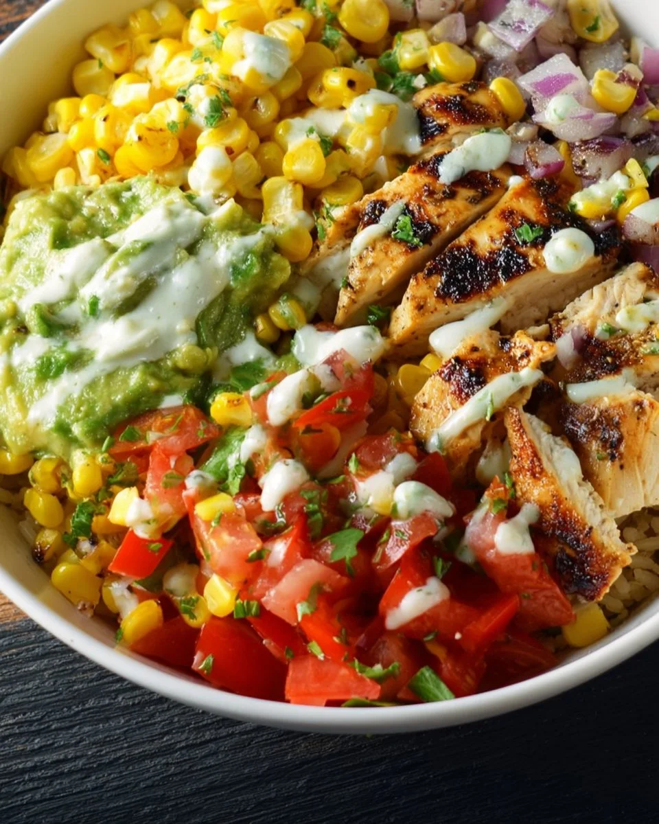 Grilled Chicken Burrito Bowls