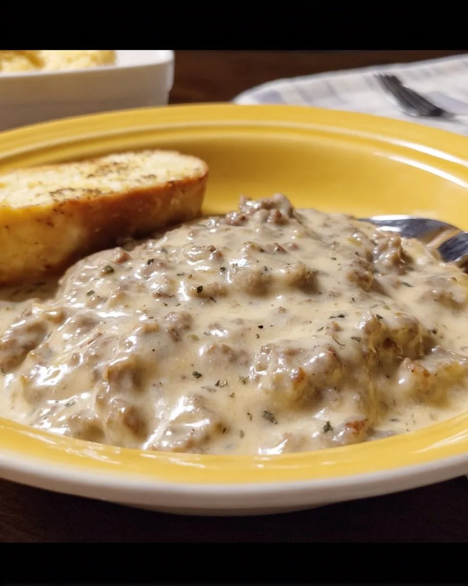Homemade Beef Sausage Gravy
