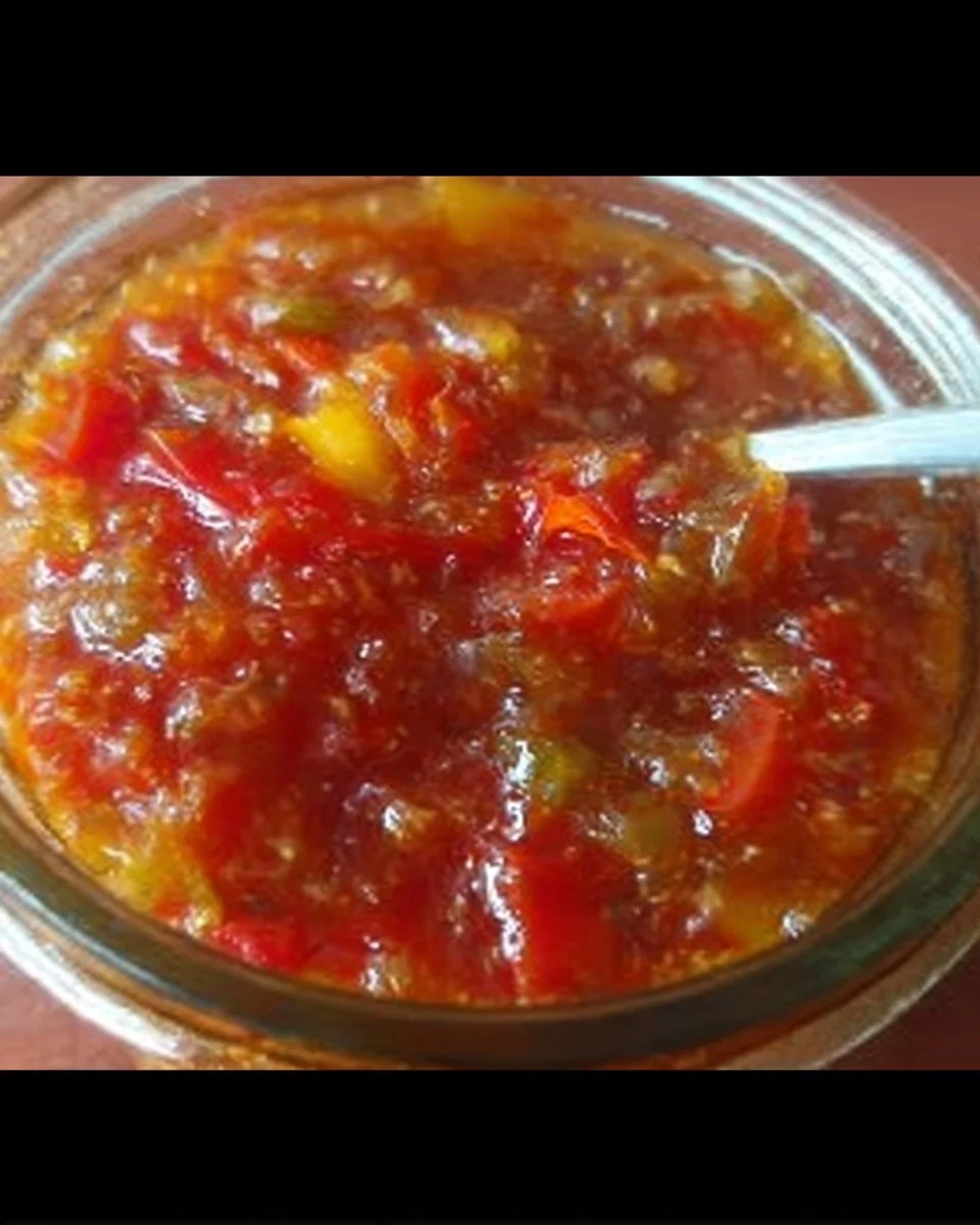 Homemade Onion and Pepper Relish