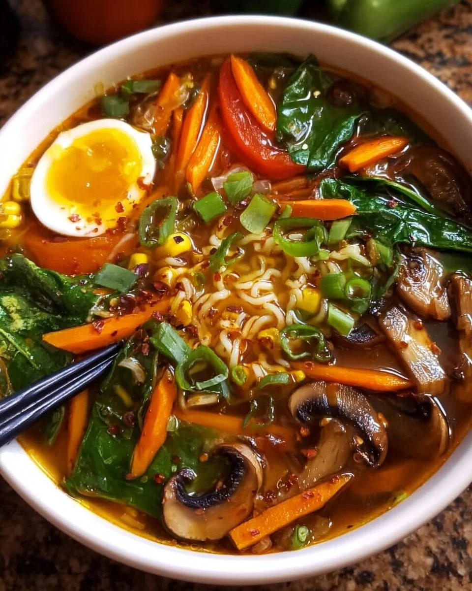 Homemade Veggie Noodle Soup