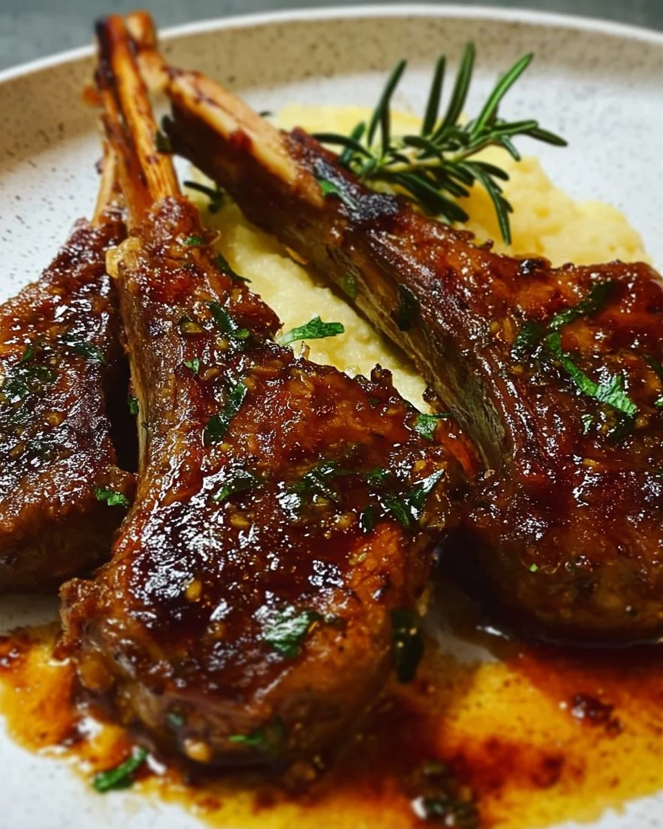 Juicy Honey Garlic Butter Lamb Cutlets