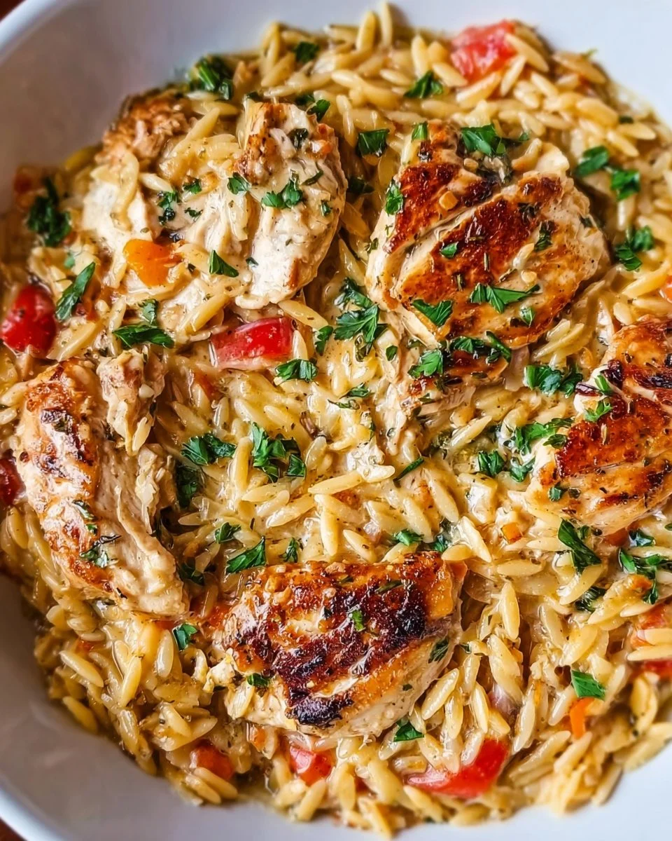 Marry Me Chicken Orzo
