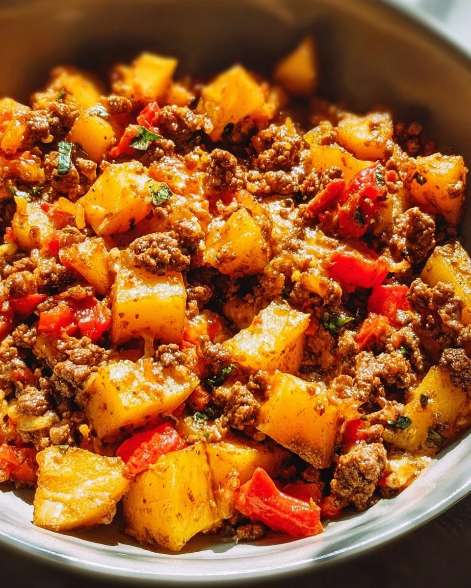 Mexican Ground Beef & Potatoes