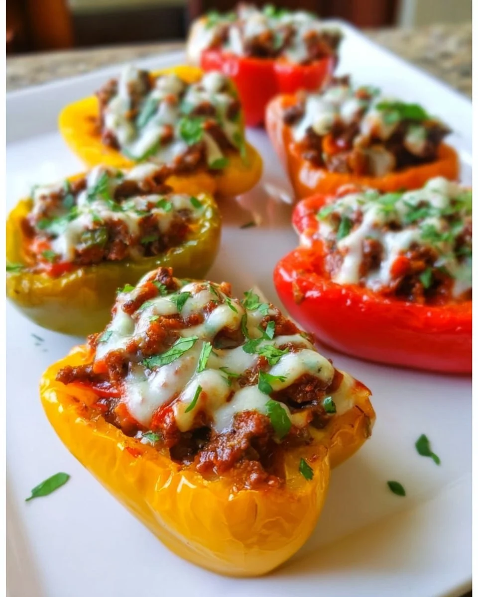 Mini Taco Stuffed Peppers
