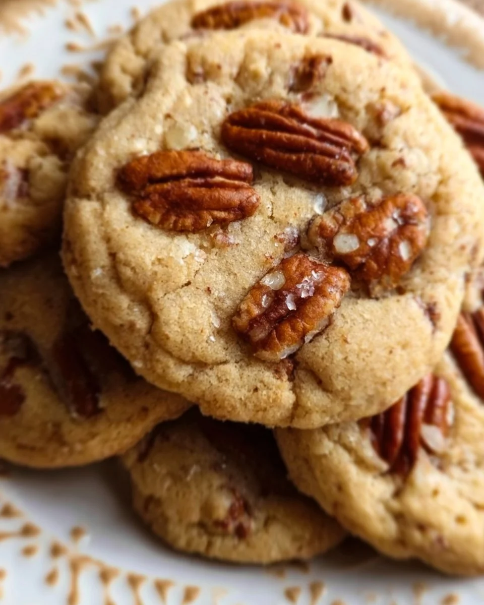 Minimalist Brown Butter Pecan Cookies