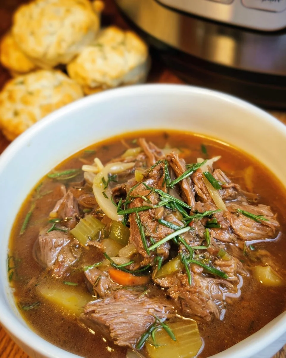 Mississippi Pot Roast Soup