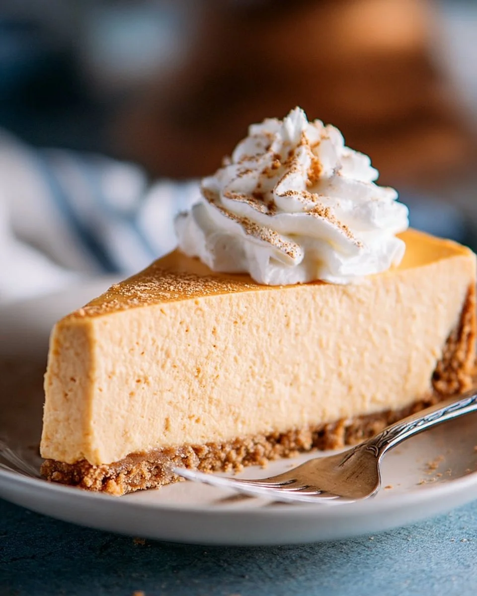 No Bake Pumpkin Cheesecake