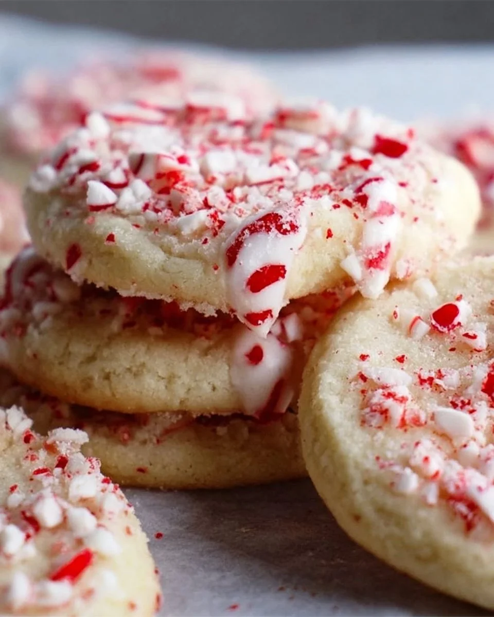 Peppermint Sugar Cookies