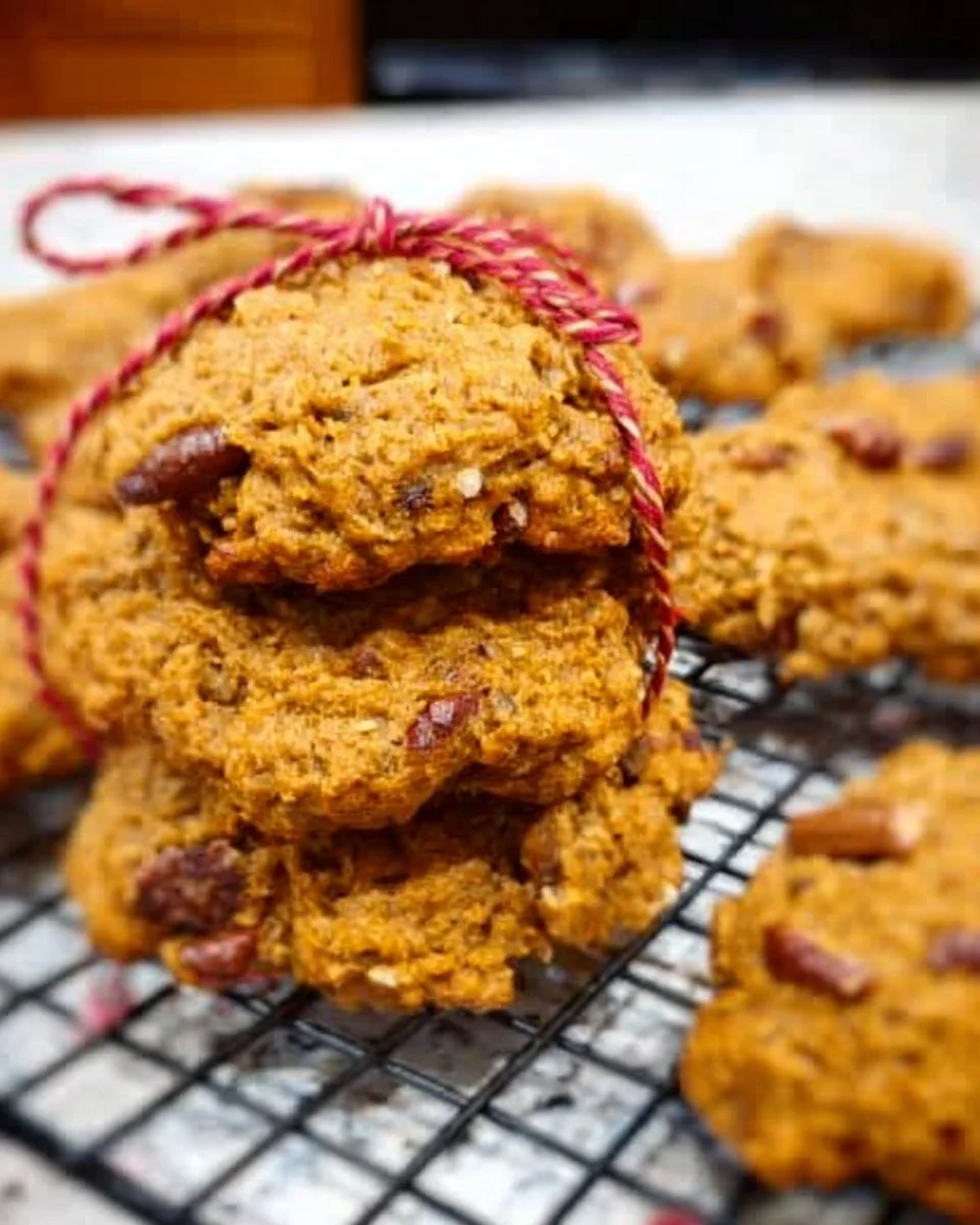 Pumpkin Pecan Breakfast Cookies