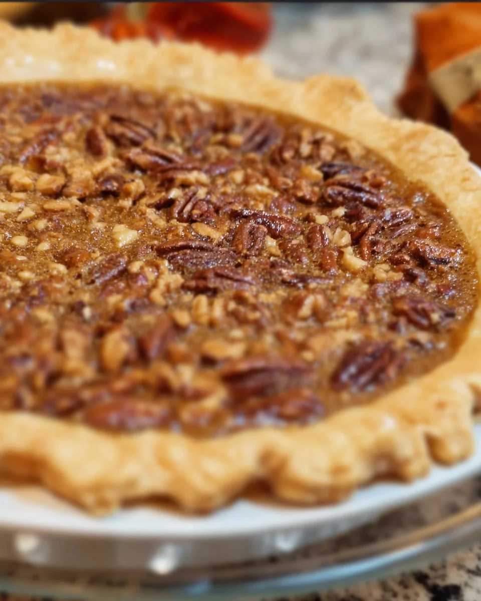 Pumpkin Pecan Pie