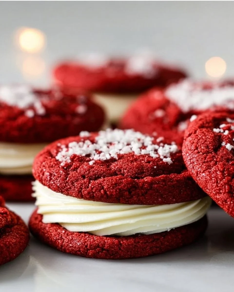 Red Velvet Cookie with Cream Cheese Frosting