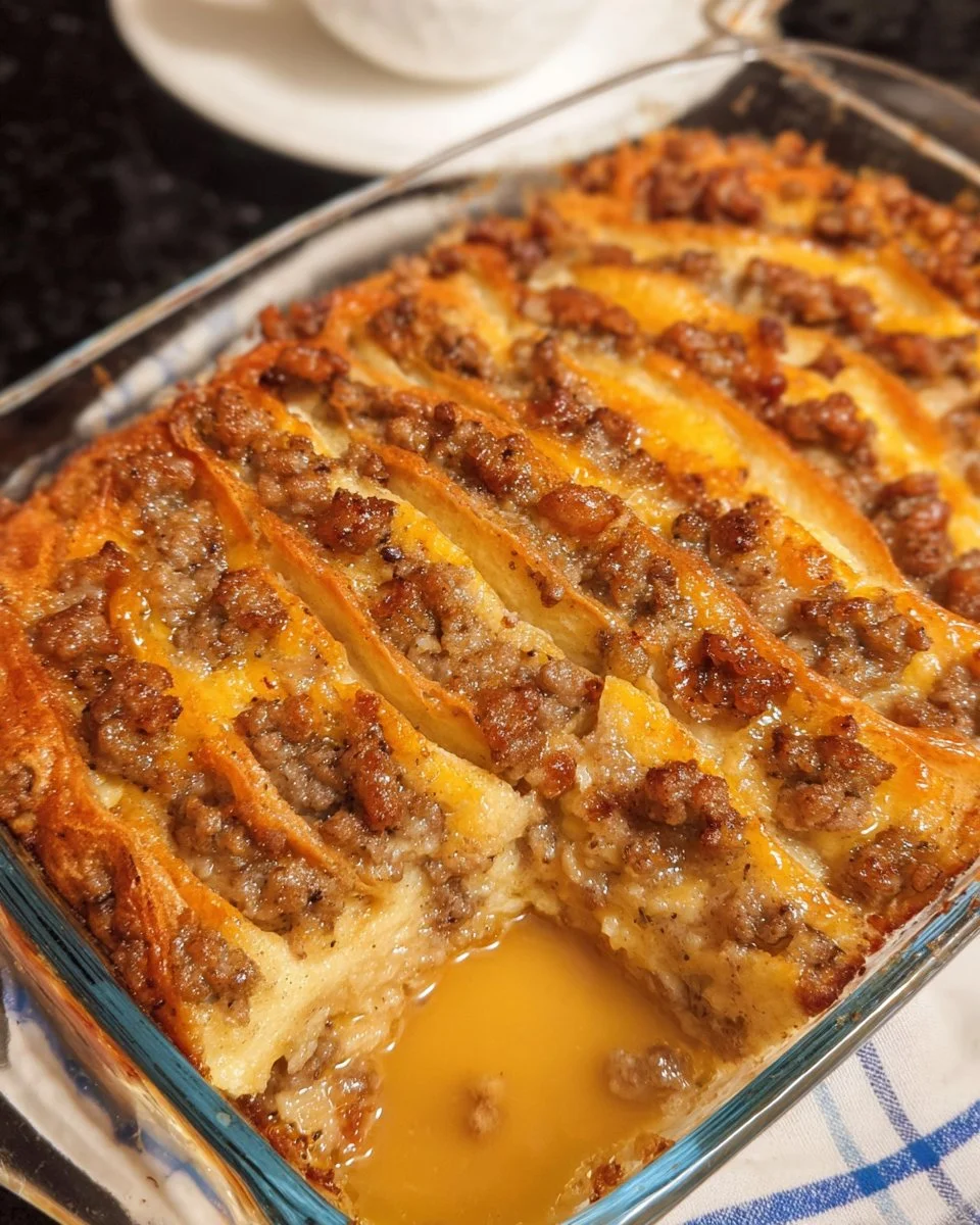 Sausage Pancake Breakfast Casserole