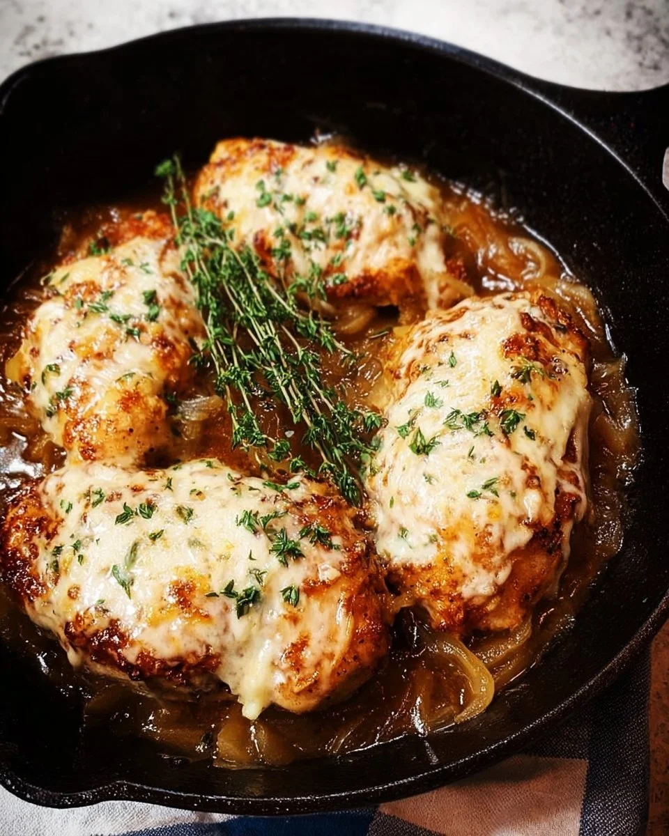 Skillet French Onion Chicken