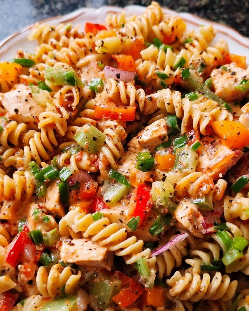 Spicy Chicken Pasta Salad