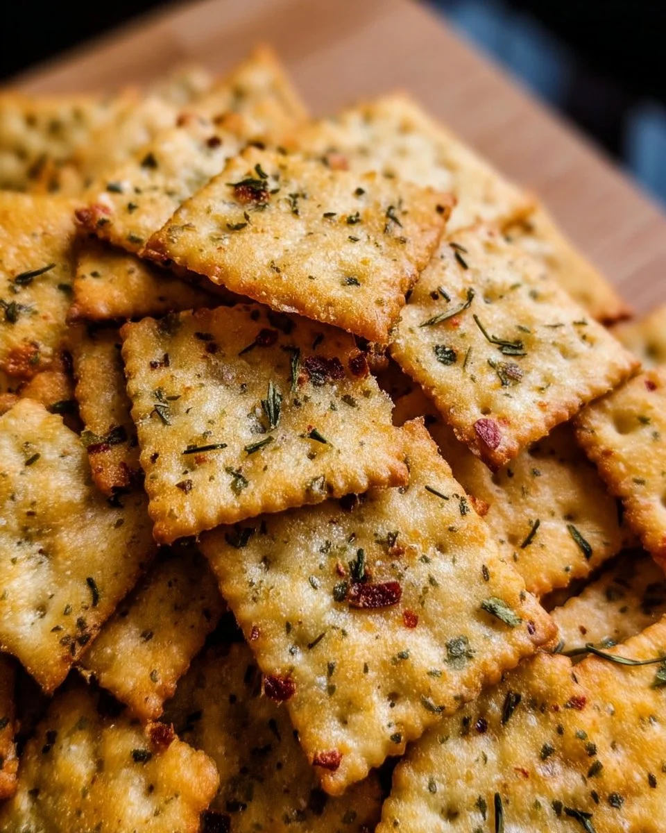 Spicy Herb Crackers