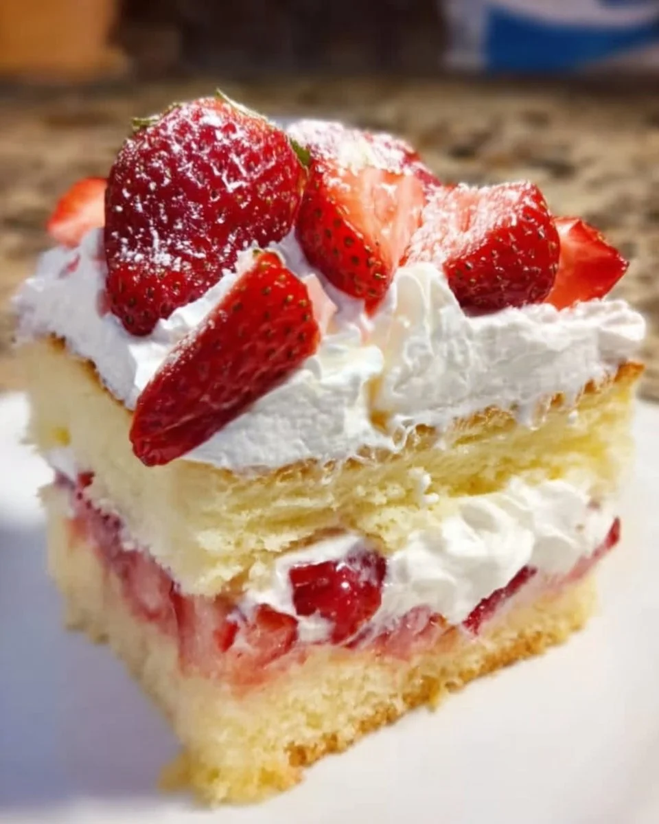 Strawberry Cream Cake