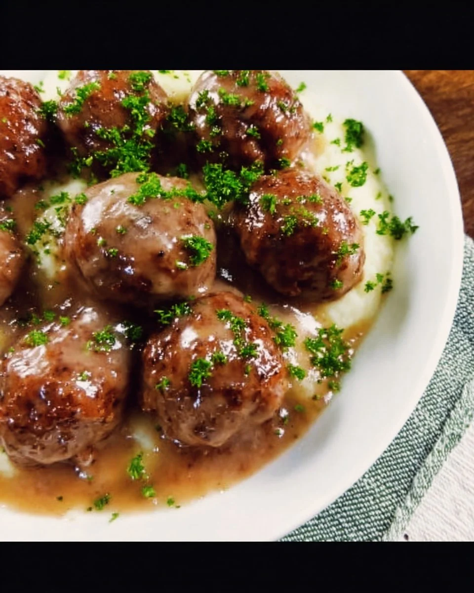 Super Easy Swedish Beef Meatballs