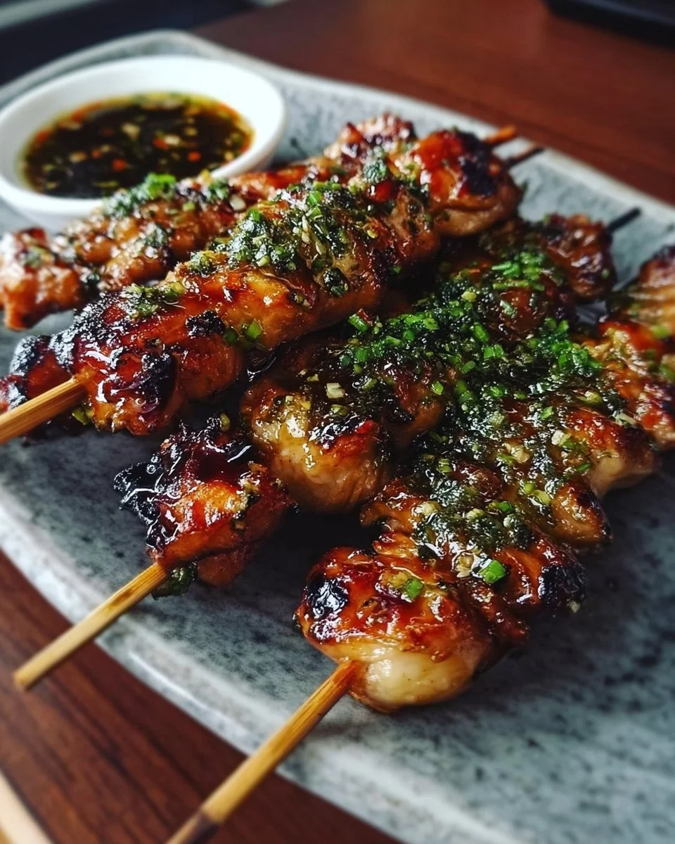 Sweet & Savory Chicken Yakitori