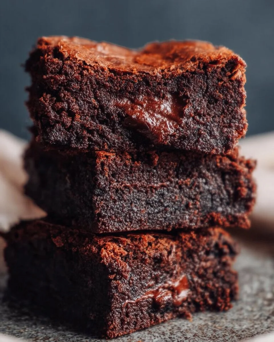 The Easiest Fudgy Chocolate Brownies