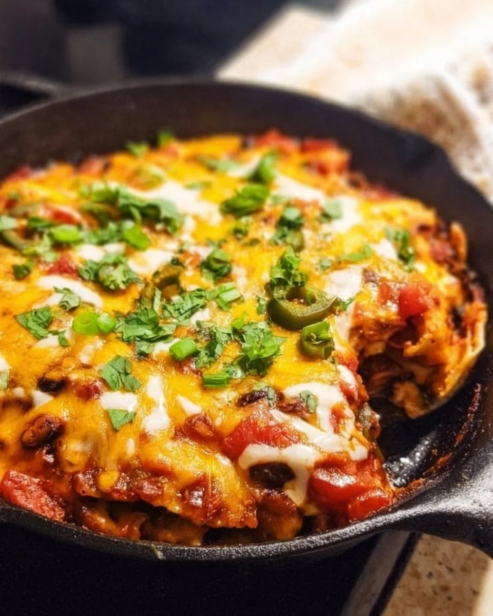 Vegetarian Enchilada Skillet