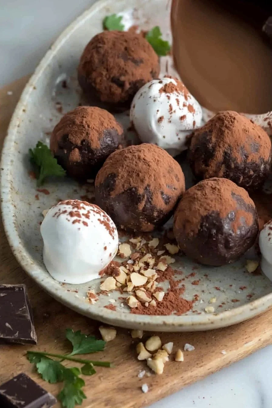 3 Ingredient Chocolate Truffles