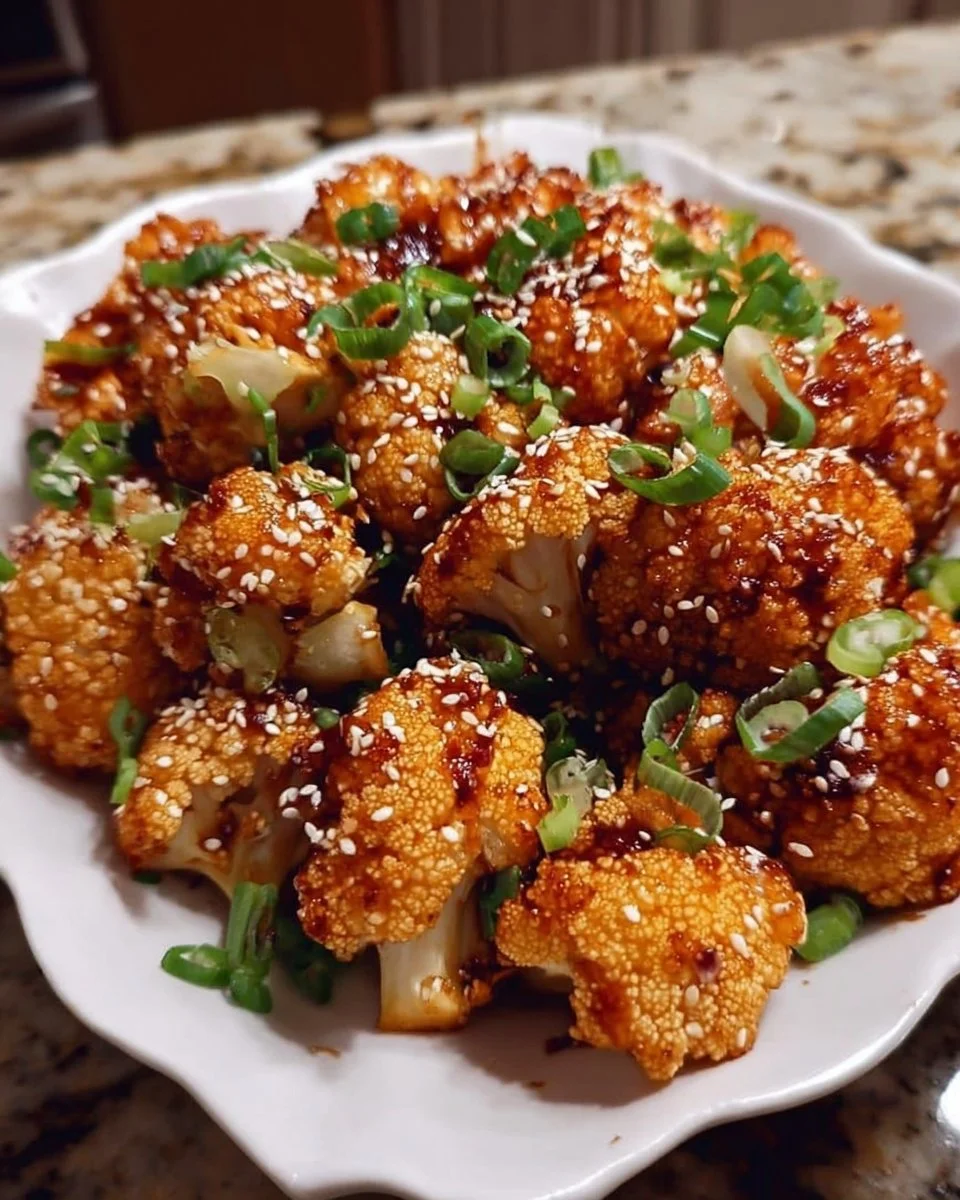 Air Fryer Sesame Cauliflower