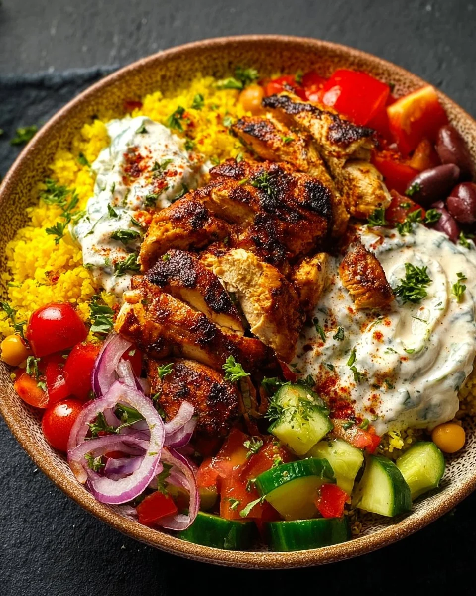Best Mediterranean Chicken Bowls