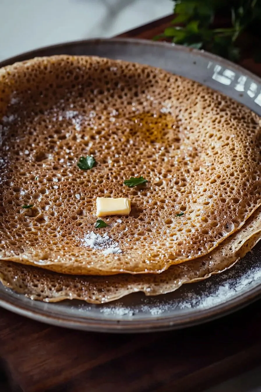Breton Galette (or buckwheat crepe)
