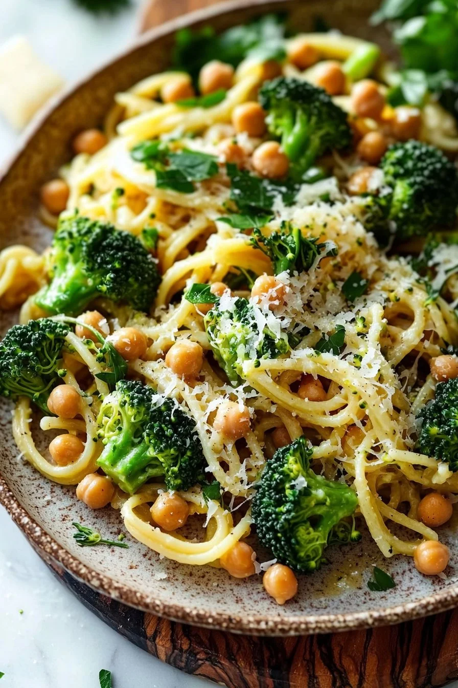 Broccoli Chickpea Pasta