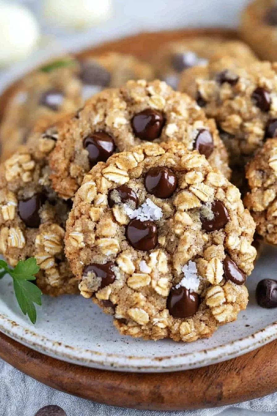 Chewy Chocolate Chip Oatmeal Cookies