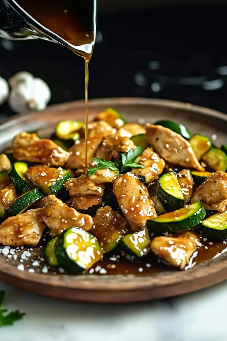 Chicken and Zucchini Stir-Fry
