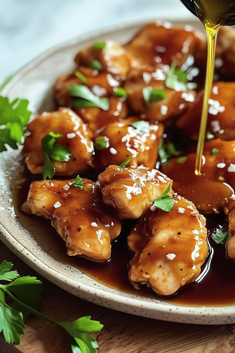 Chicken with Garlic Sauce