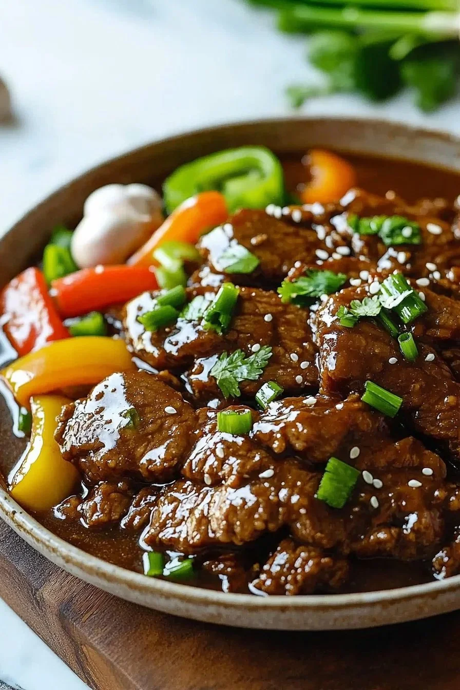 Chinese Beef with Savory Brown Sauce