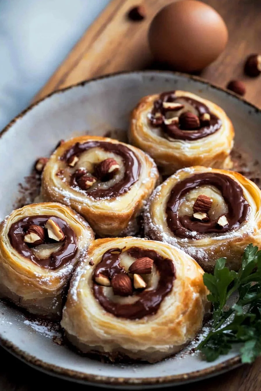 Chocolate Hazelnut Rolls